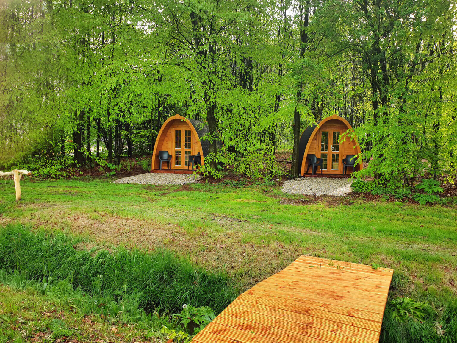 Pieterpad Cabins Drenthe. Voordelig Overnachten In Trekkershut.